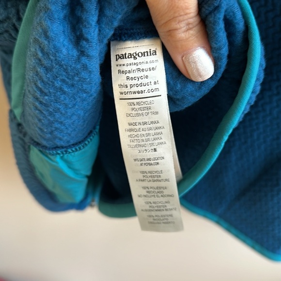 Patagonia R1 Air Full Zip Hoody Men’s Lagom Blue Size XXL - Picture 5 of 8